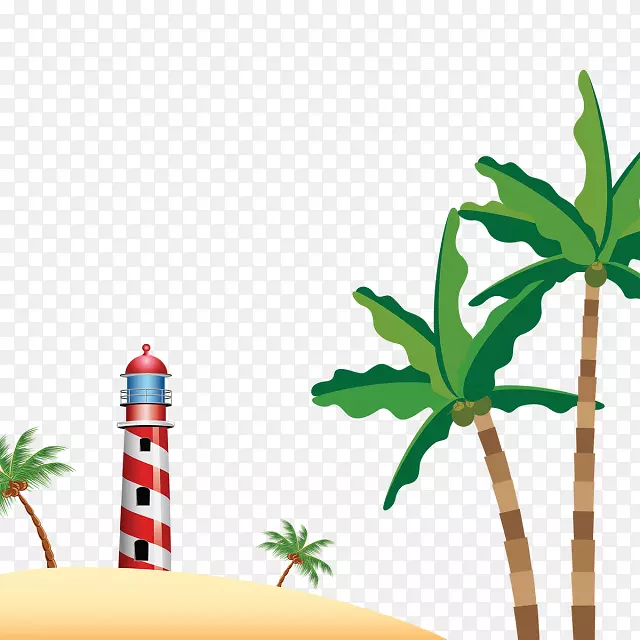 科凯罗斯海滩图形图像剪辑艺术-海滩