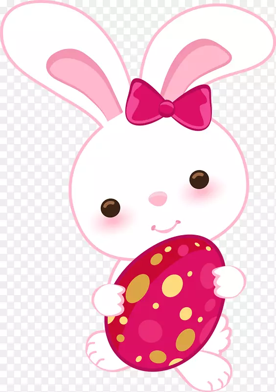 复活节兔子形象彩蛋画-塔米邮票