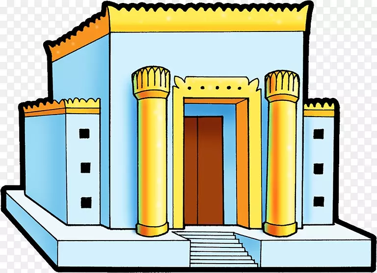 剪贴画所罗门神庙插图免费内容圣经-庙宇