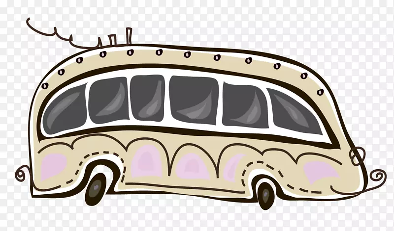 旅游巴士服务巴士图形双层巴士-自动巴士架