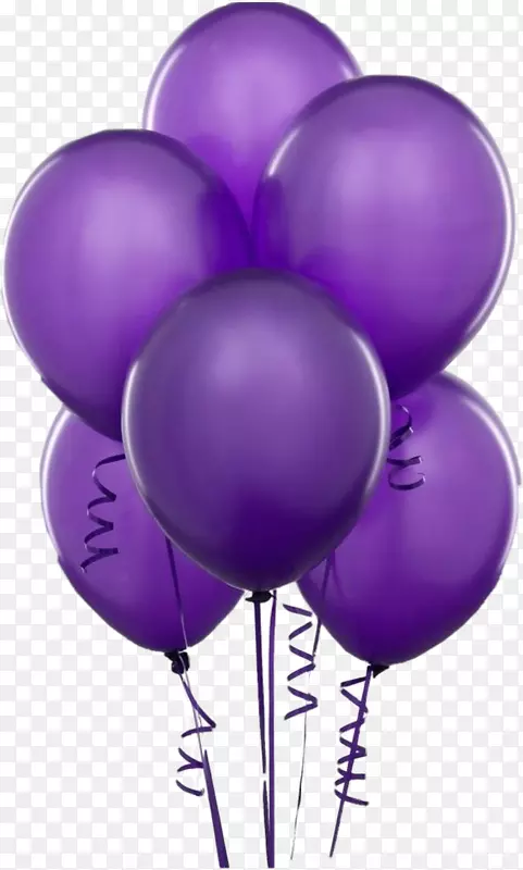 乳胶气球紫色派对气球