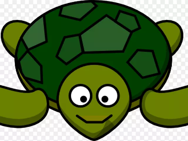 绿海龟剪贴画爬行动物-龟甲架