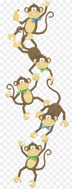 大猩猩剪贴画猴子形象猿猴-PNC业务