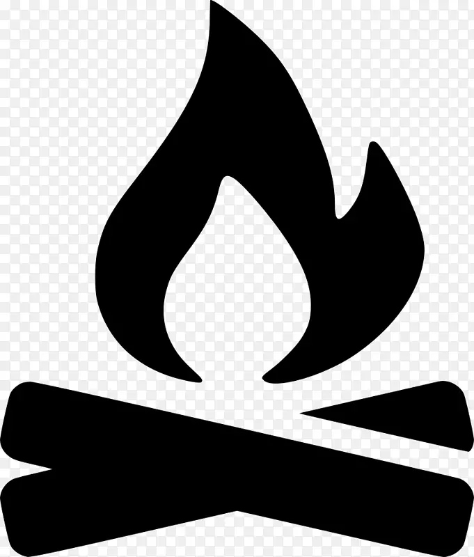 篝火标志剪辑艺术火焰篝火-篝火