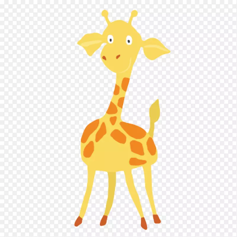 长颈鹿剪接艺术脖子图案陆地动物-长颈鹿