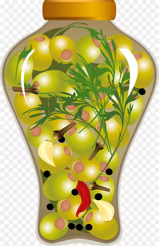 剪贴画素食烹饪植物饮食png图片.橄榄油