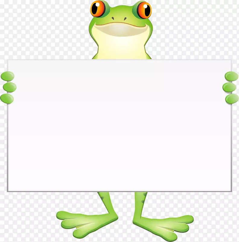 树蛙剪贴画蟾蜍产品-飞蛙