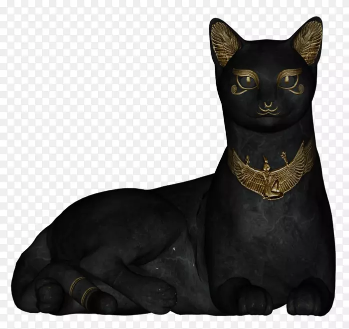 黑猫埃及金字塔Bastetpng图片猫