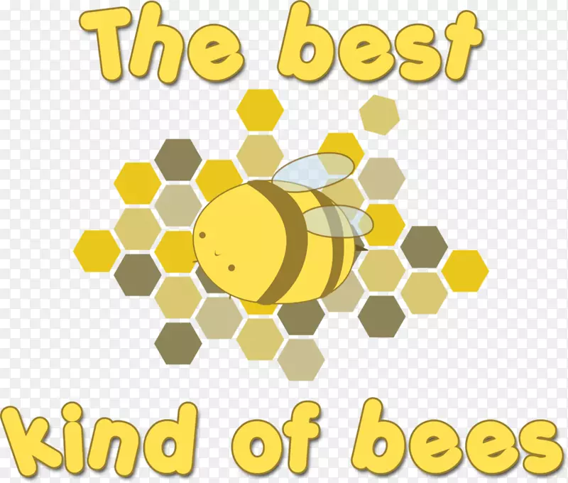 蜜蜂桌面壁纸点线-蜜蜂