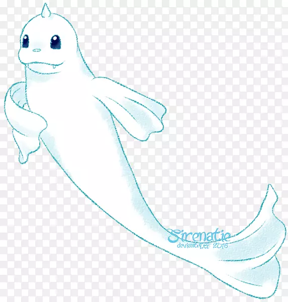 海豚插图素描美人鱼-海豚