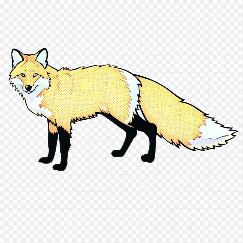 红狐夹艺术猫线艺术卡通