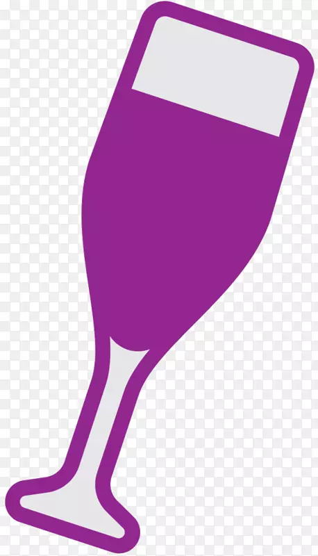 酒杯剪贴画产品设计紫色