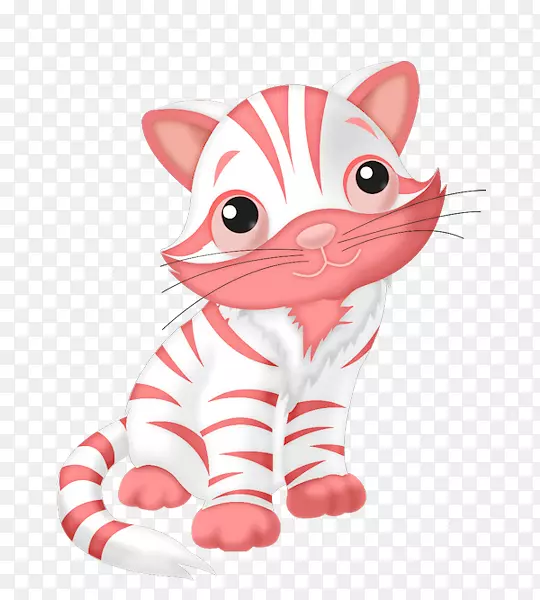 剪贴画暹罗猫插图图片png图片猫剪贴画部分PNG可爱的粉红色