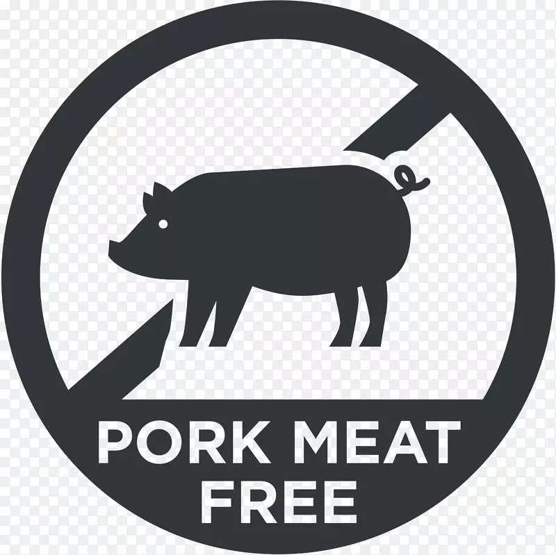 猪的标志，牛，，黑白-m