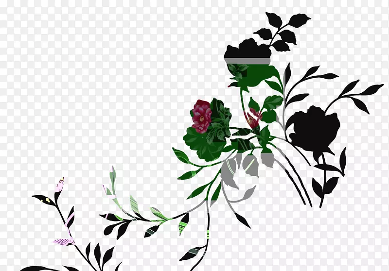 花卉设计剪辑艺术影像牡丹png图片
