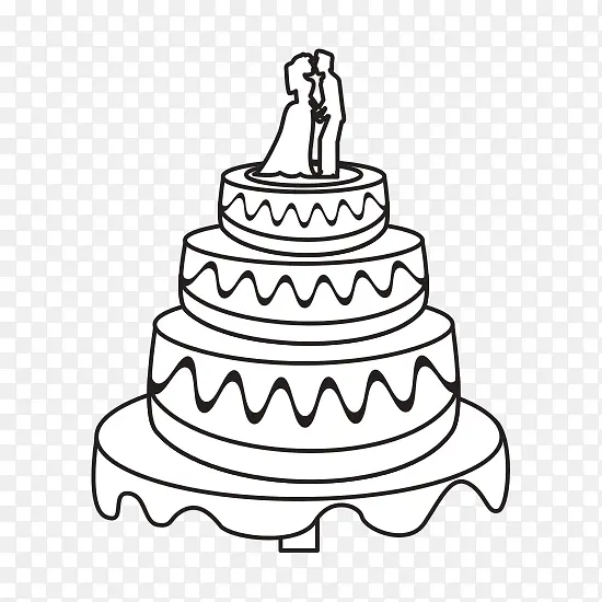 婚礼蛋糕 蛋糕 婚礼