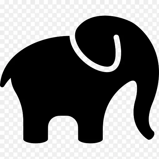 大象 非洲象 标志