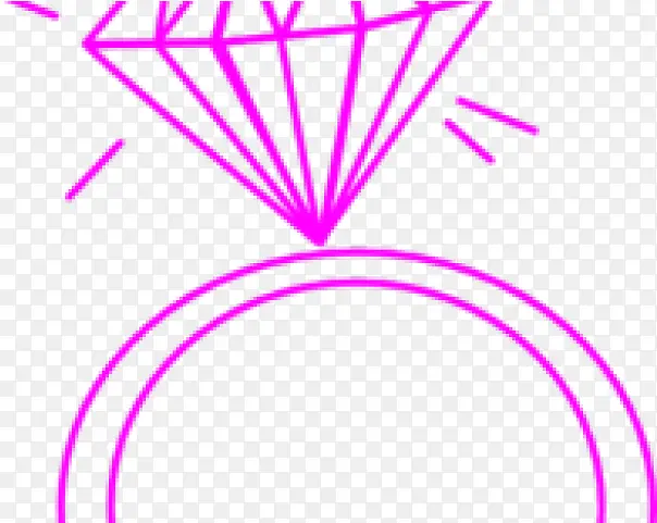 订婚戒指 戒指 粉色钻石