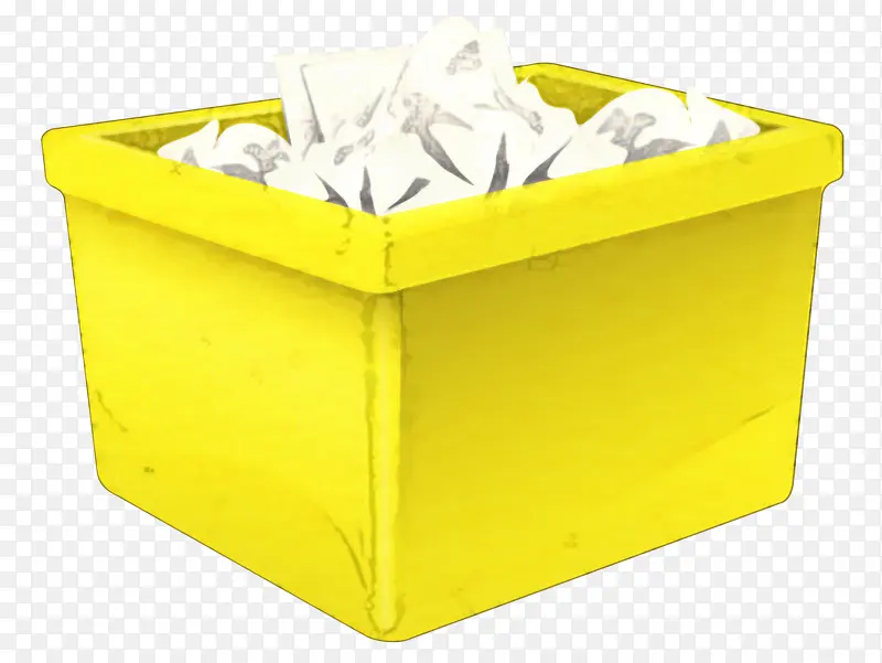 黄色 塑料 食品储存容器