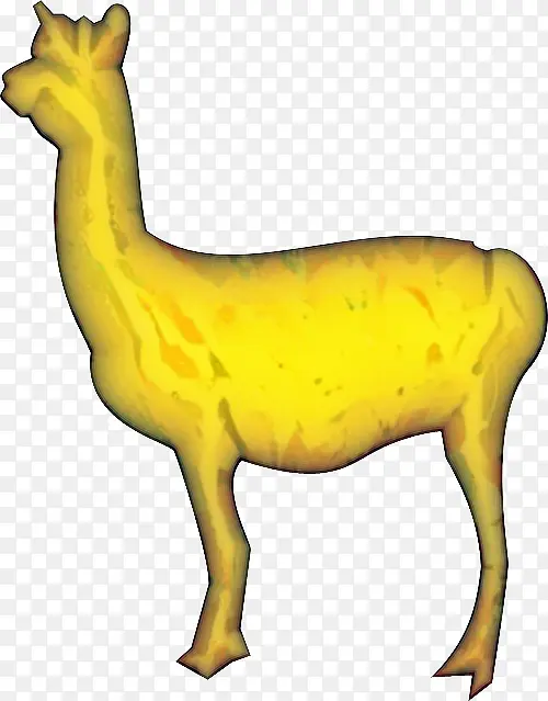鹿 骆驼 黄色