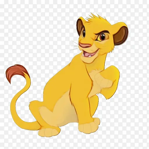 狮子 猫 黄色