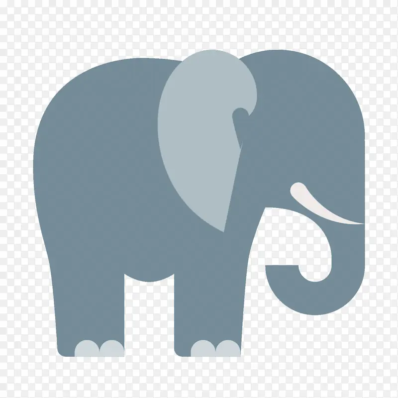大象 非洲大象 图标设计