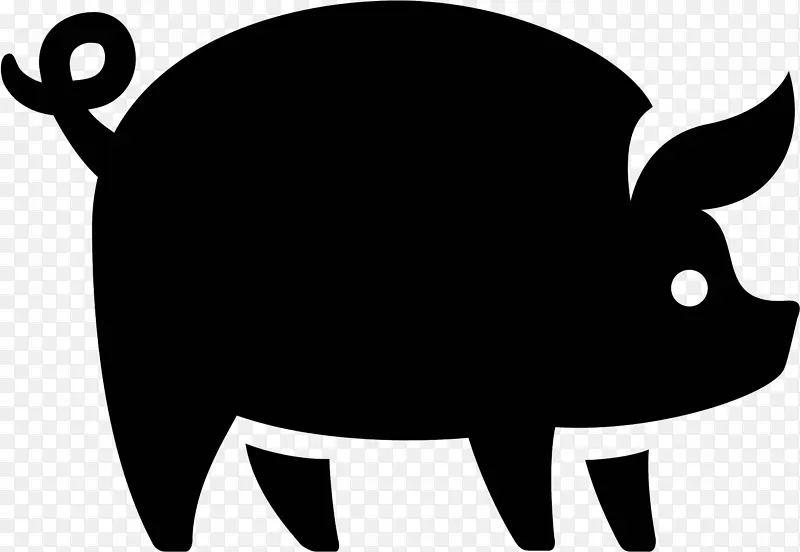 图标设计 野猪 猪肉