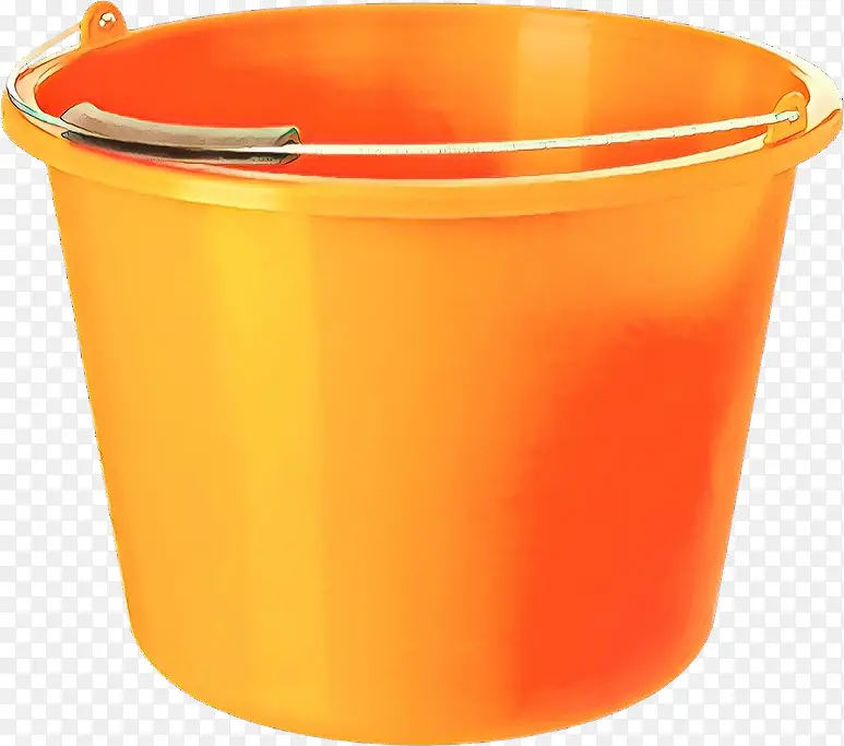 塑料 橙色 桶