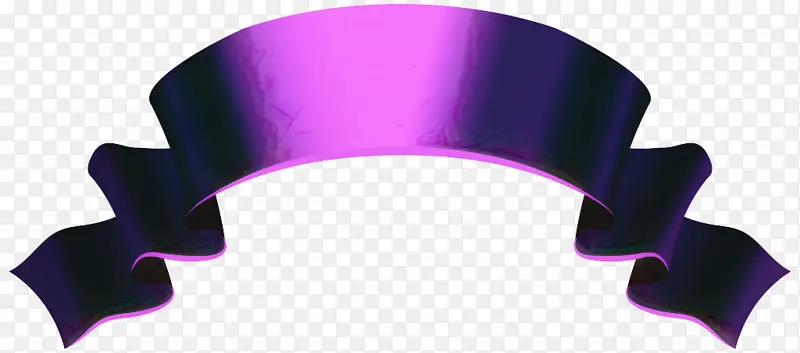 网页横幅 丝带 紫色