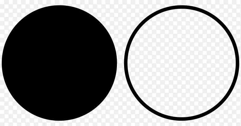 圆形 黑色圆形 形状