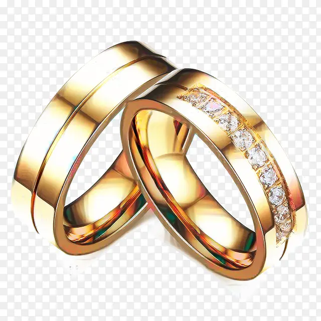 结婚戒指 戒指 黄金