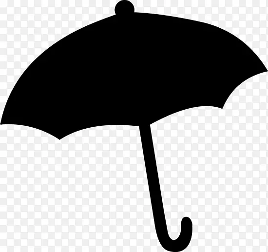 雨伞 线条 黑白