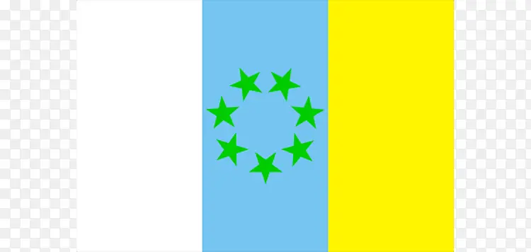 加那利群岛 加那利群岛的旗帜 文字