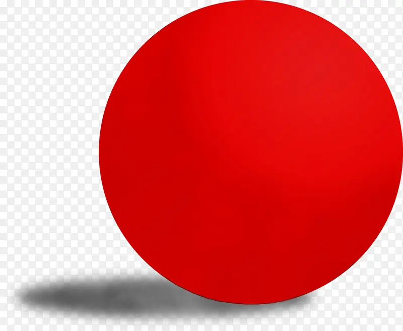 红色 圆形 球体