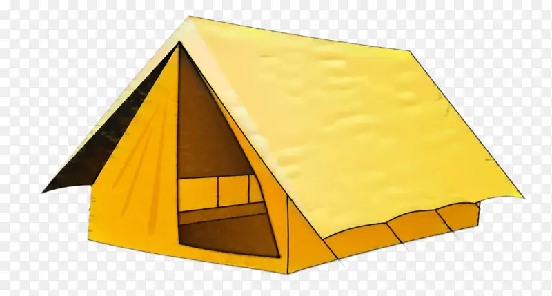黄色 帐篷 屋顶