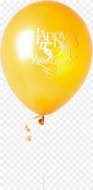 气球 黄色 派对用品