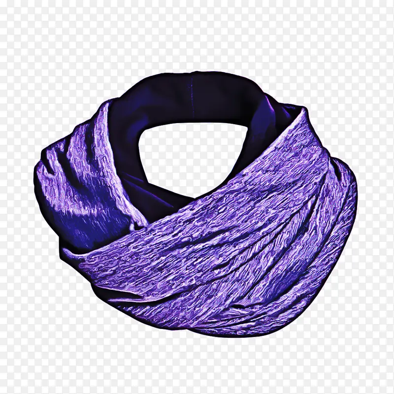 围巾 紫色 蓝色