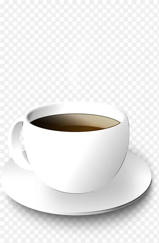 咖啡杯 白咖啡 茶碟