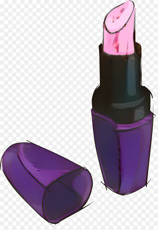 化妆品 紫色 口红
