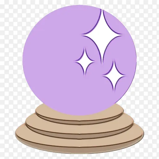 紫色 球体 奖杯