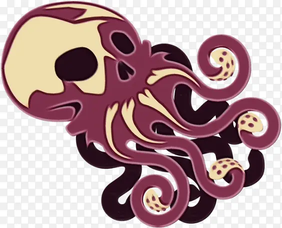 章鱼 粉色 巨型太平洋章鱼