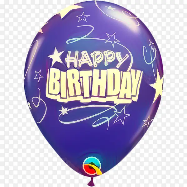 气球 紫色 生日