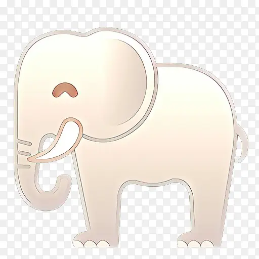 卡通 印度大象 非洲大象