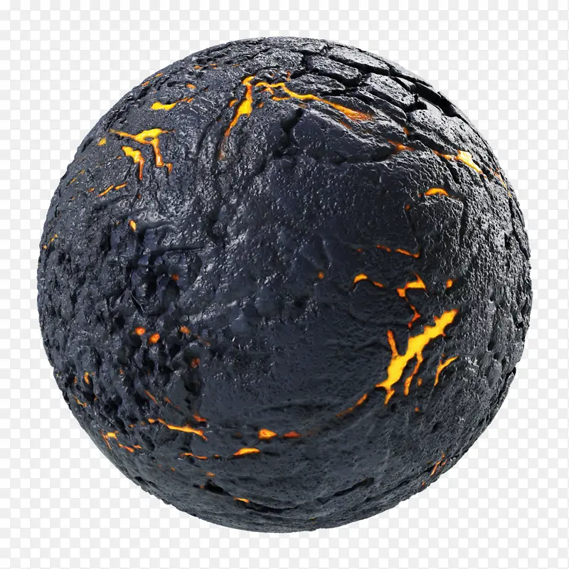 地球 球体 橙色