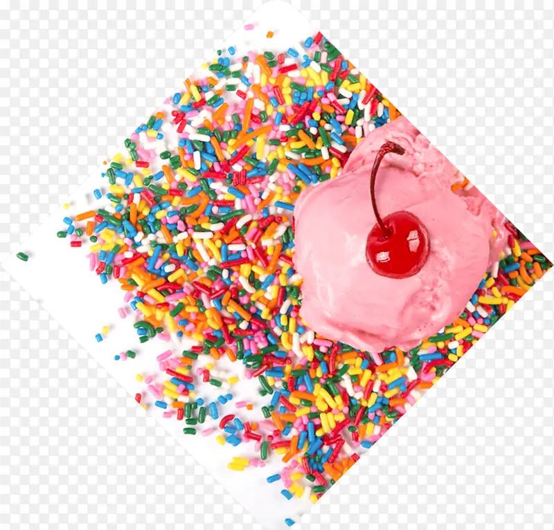 冰淇淋 圣代 甜甜圈