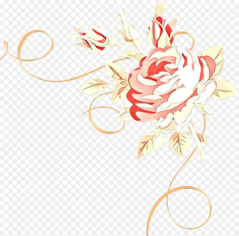 卡通 花园玫瑰 花卉设计