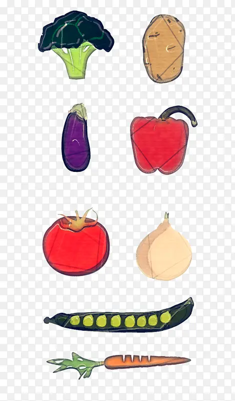 水果 蔬菜 卡通