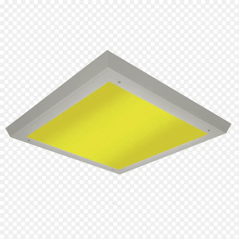 天花板灯具 黄色 角形