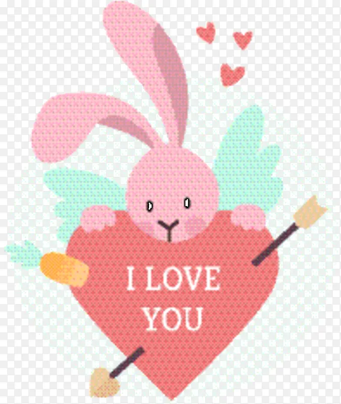 兔子 粉色 创意