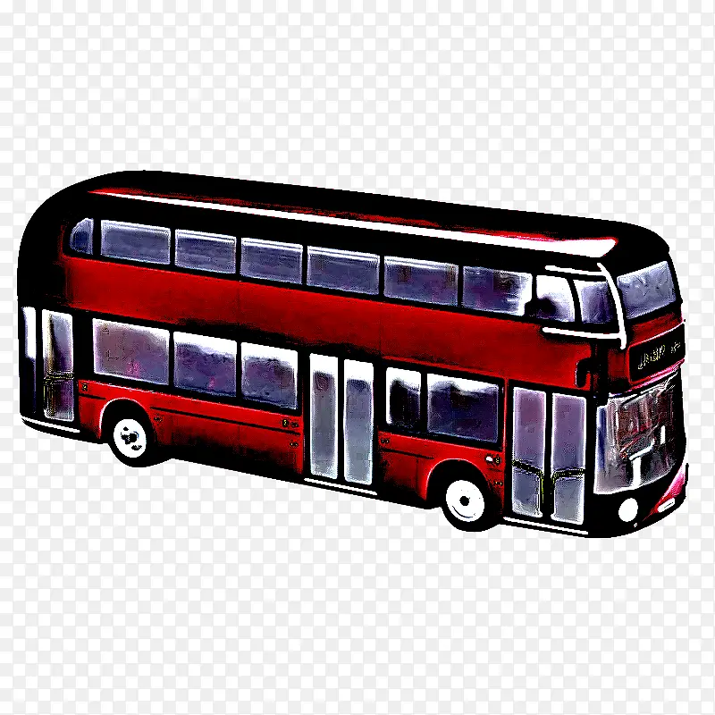 汽车 双层巴士 公交车